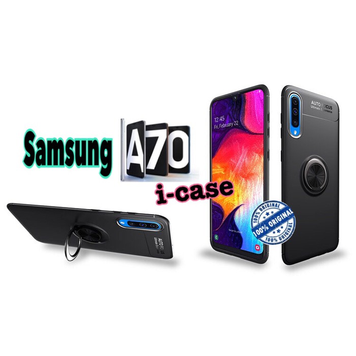 Hot Sale Samsung A70 A 70 Soft Case Autofocus With i-ring Original