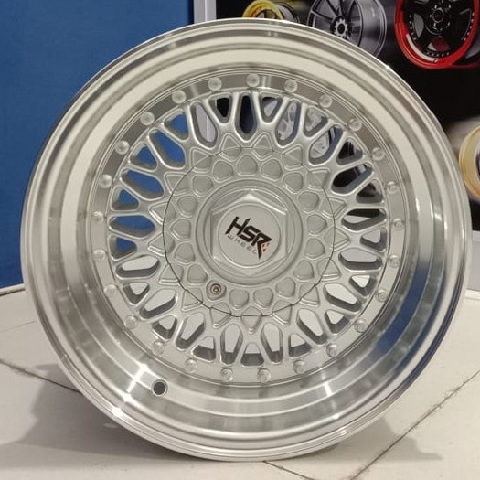 Velg Mobil Racing BBS R15 HSR  RS Ring 15 untuk jazz brio vios mobilio sigra calya avanza xenia dll