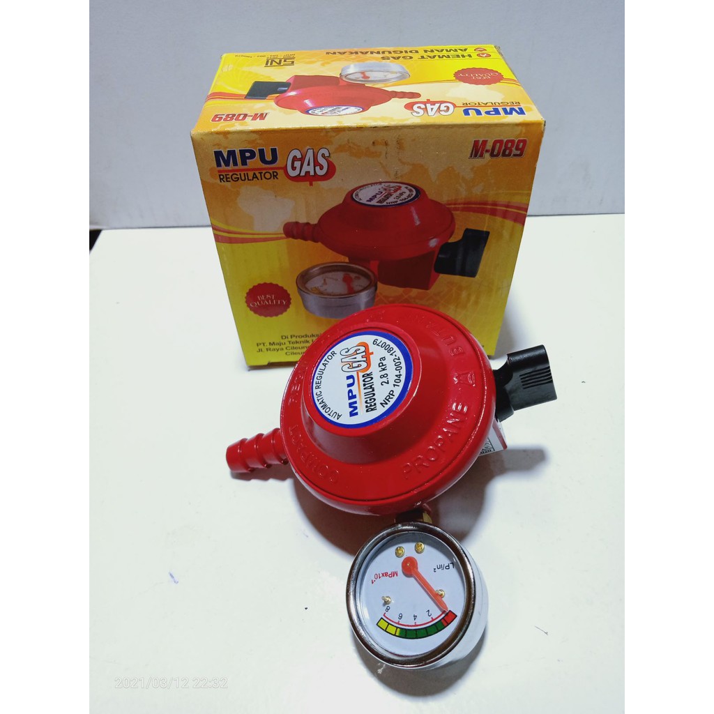Kepala Kompor Gas / Regulator Kompor Gas / Elpiji 3 Kg 12 Kg / Lpg Meteran MPU M-089