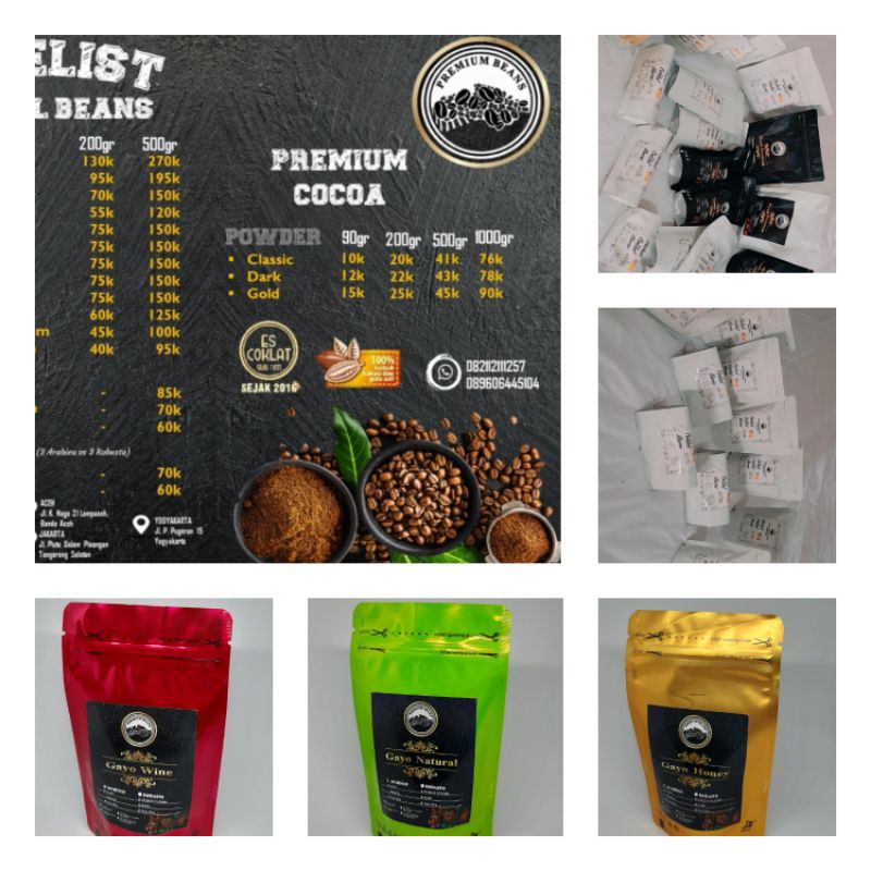 

Kopi Bubuk dan Kakao Bubuk