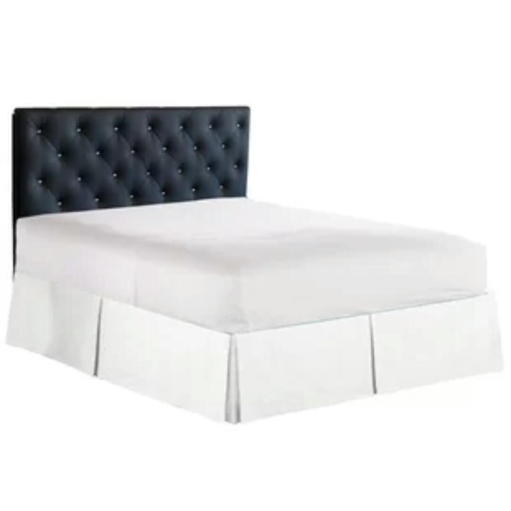 Bed Skirt Rumbai Tempat Tidur Bahan Katun Polos Jaxine | Bed Skirt Polos | Bed Skirt Rok Dipan