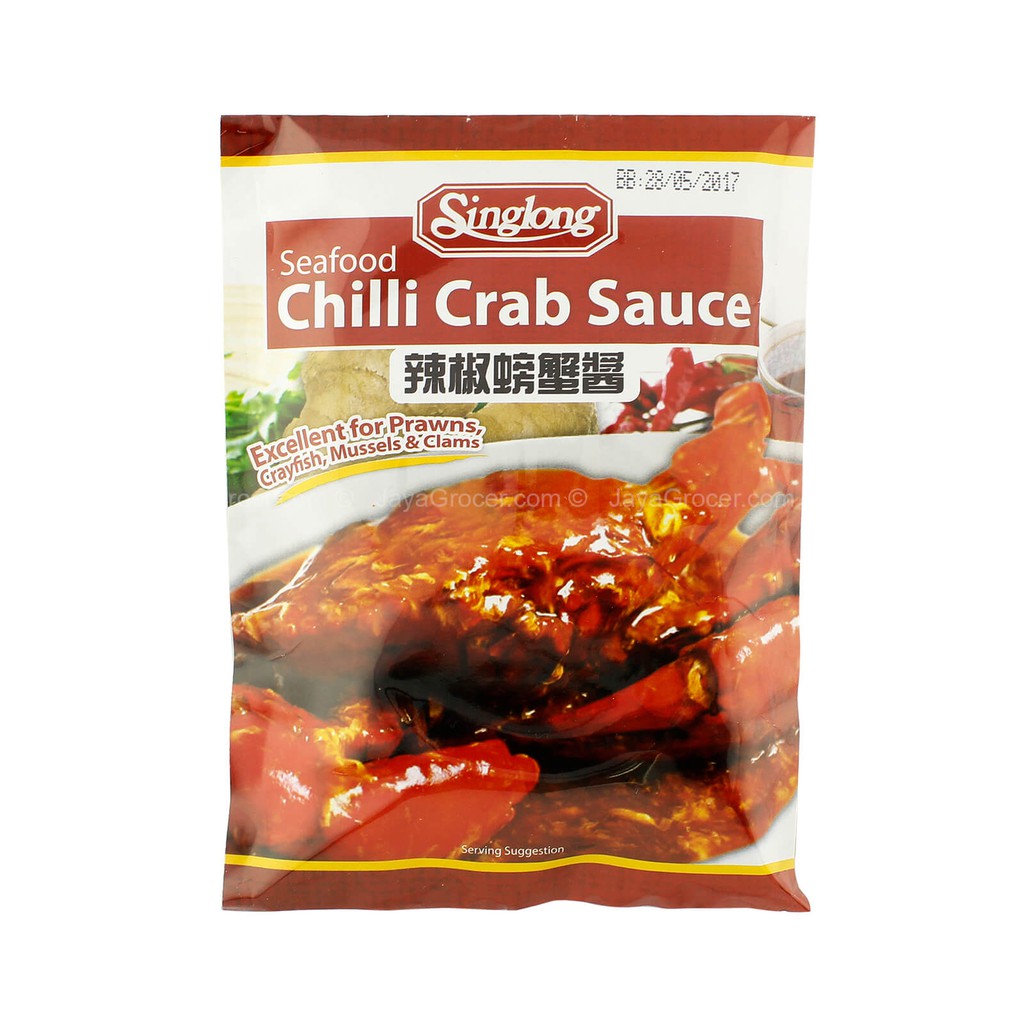 

Singlong Singapore Chili Crab Sauce Bumbu Saus Sambal Seafood Kepiting Pedas