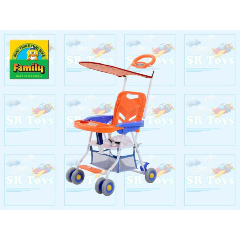 Kursi Makan Family Kursi Dorong Family Chair Stroller 8288 8298 Kanopi