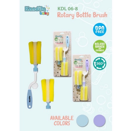 Kandila Rotary Bottle Brush - Sikat Botol Susu KDL06-8