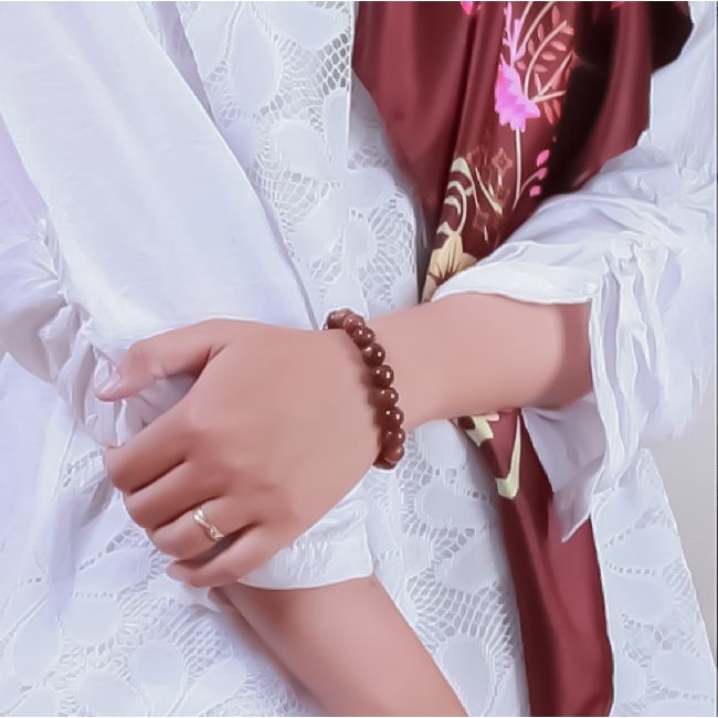 Gelang Kaukah - FREE Premium Giftbox - Souvenir tasbih 33 Kado Ulang tahun Aniversary - Kaos Singlet