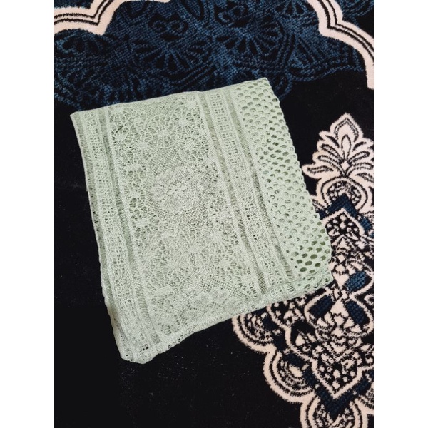 OUTER BROKAT KERUT// KARDIGAN BRUKAT // ATASAN BRUKAT KERUT // KARDIGAN OVERSIZE-Crop Avocado