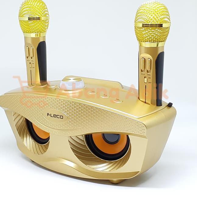 FLECO FL 311 Karaoke Speaker dengan 2 Mikrofon Bluetooth