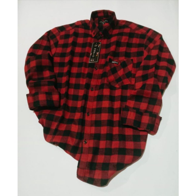 Kemeja Flanel Pria kualitas Premium Lengan Panjang Unisex Exklusif {murah} kemeja flanel wanita-F2