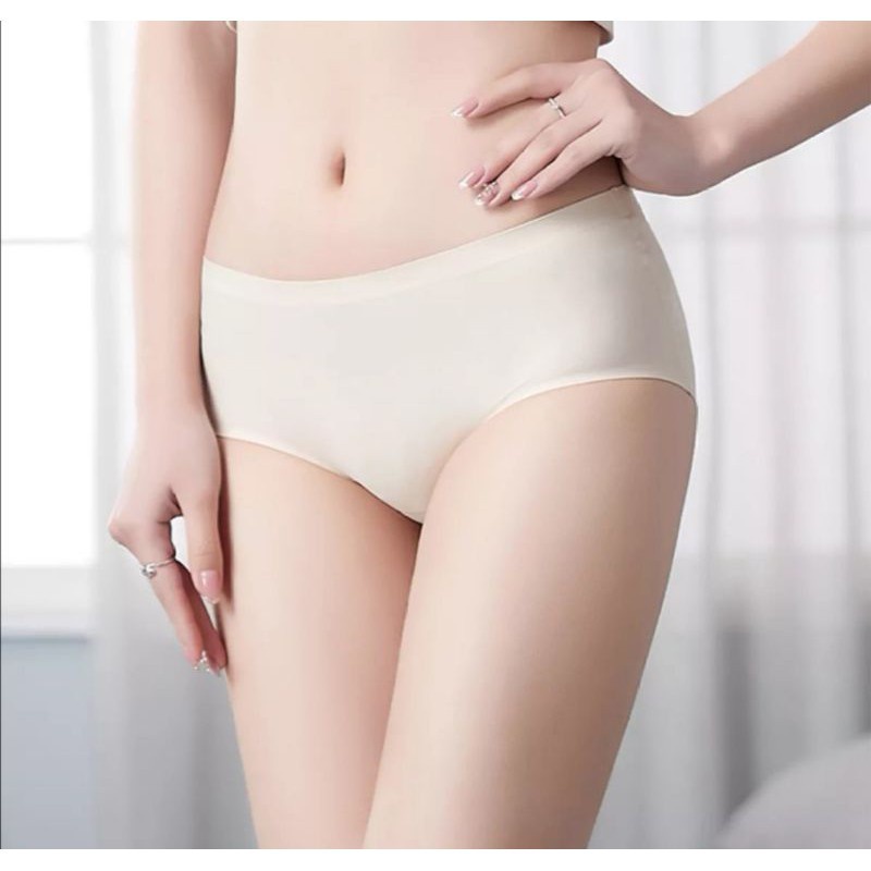 Kualitas Tinggi Celana Dalam Seamless Wanita Es Sutra Fashion CD Seamless Cewek 810