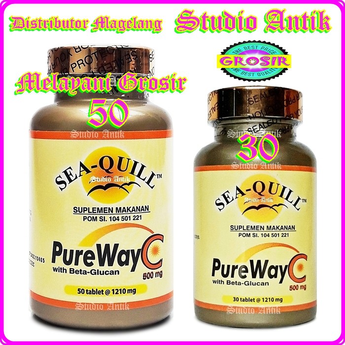 Sea Quill Pureway C Isi 50 30 19727 Grosir Distributor Sea Quill Pureway C Vitamin Shopee Indonesia