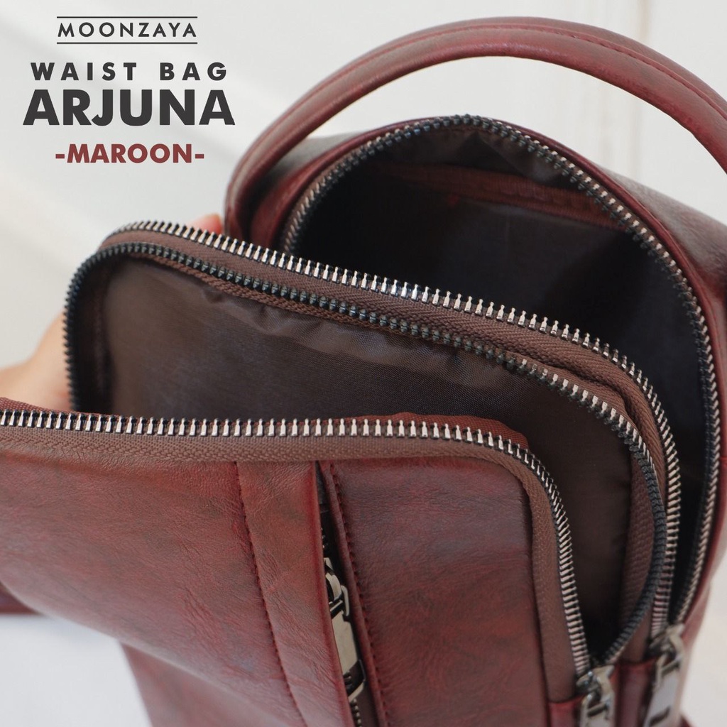 [Ready] WaistBag Tas Pria Wanita Unisex Arjuna by Moonzaya