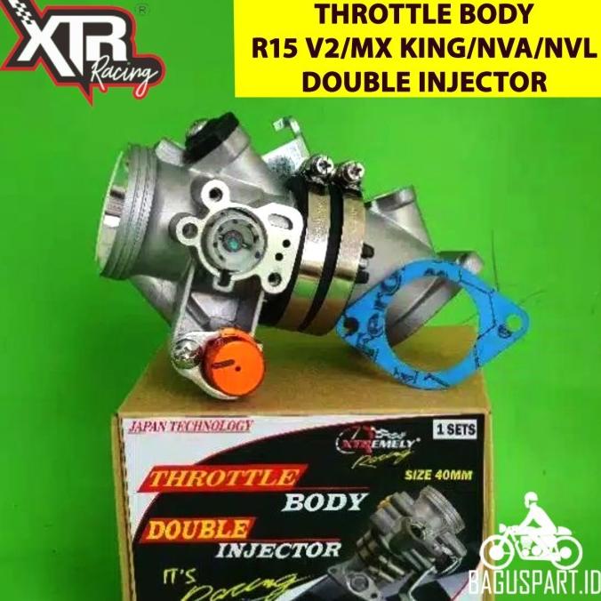 TB DOUBLE INJECTOR MX KING VIXION R15 XABRE 32 33 34 36 38 40 XTR SUM