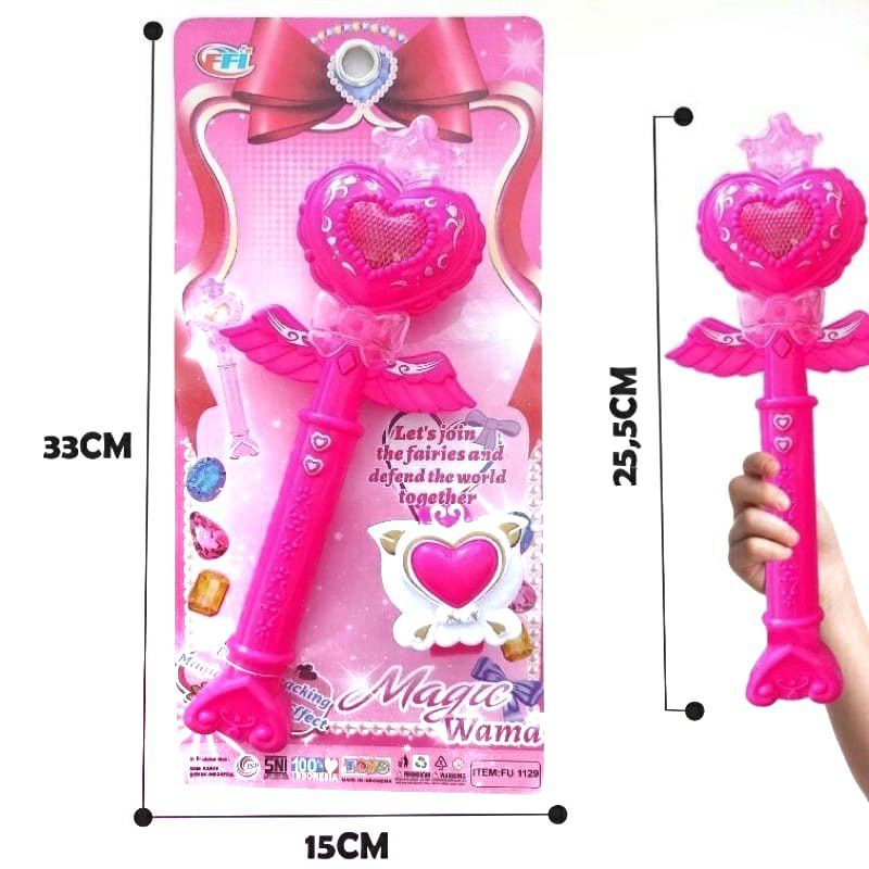 TERBARU MAINAN MAGIC WAND 15682 TONGKAT MAGIC MAHKOTA TONGKAT PRINCESS