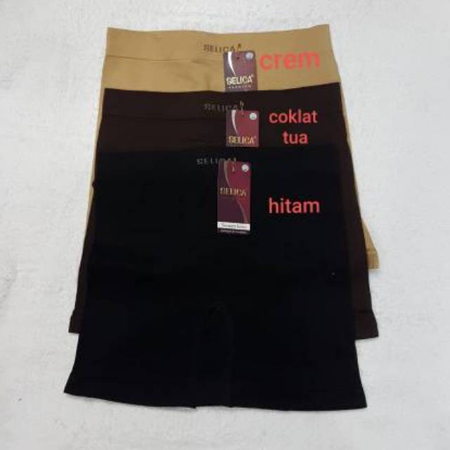 3 pc Boxer wanita pendek merk Selica kode 431