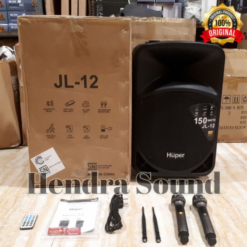 Speaker Portable Huper JL 12 / JL12 (12 inch)