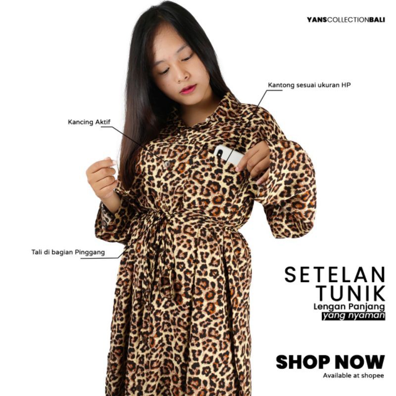 Setelan Long Tunik Jumbo BALI