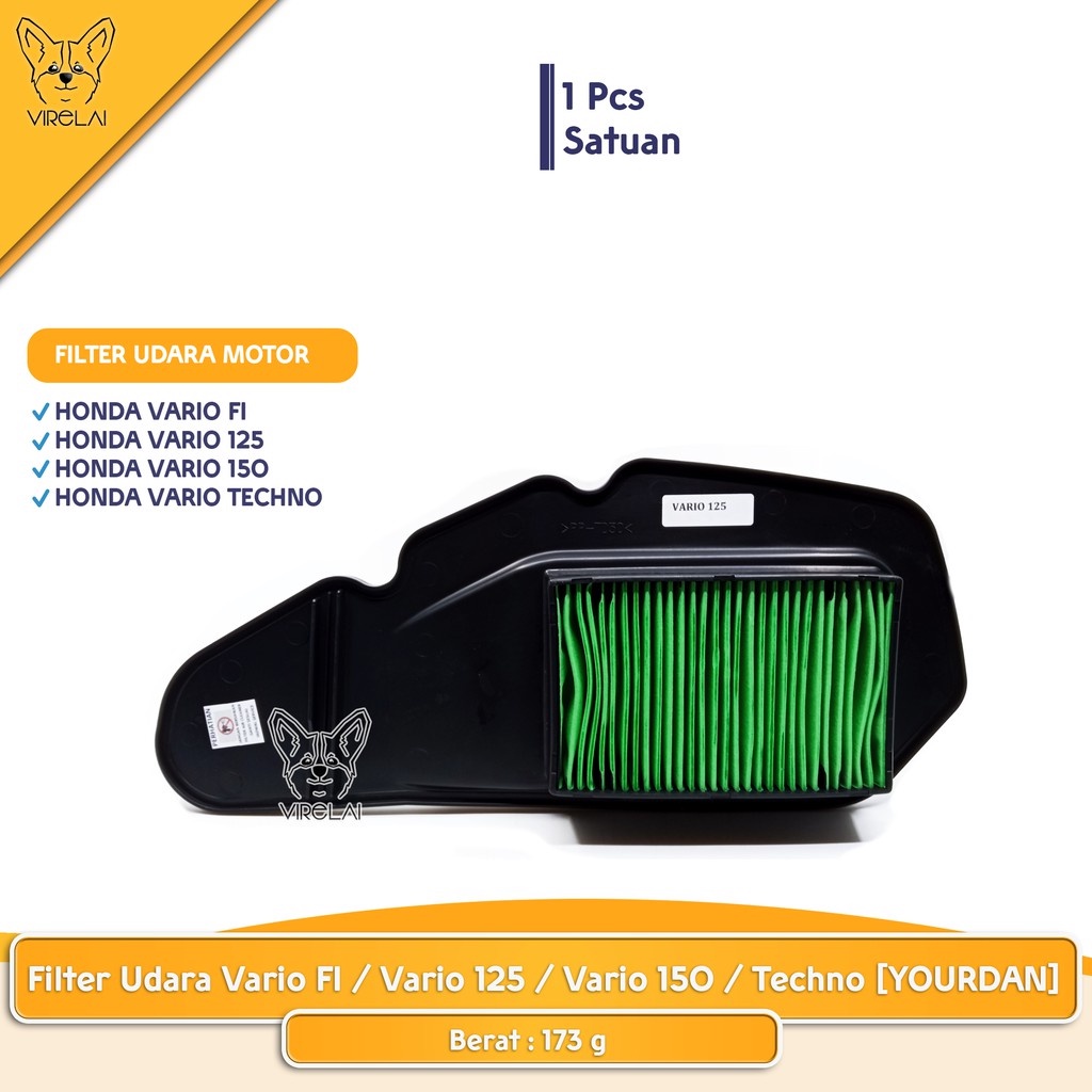 Filter Udara VARIO FI / Vario 125 / Vario 150 New / Techno / [YOURDAN]