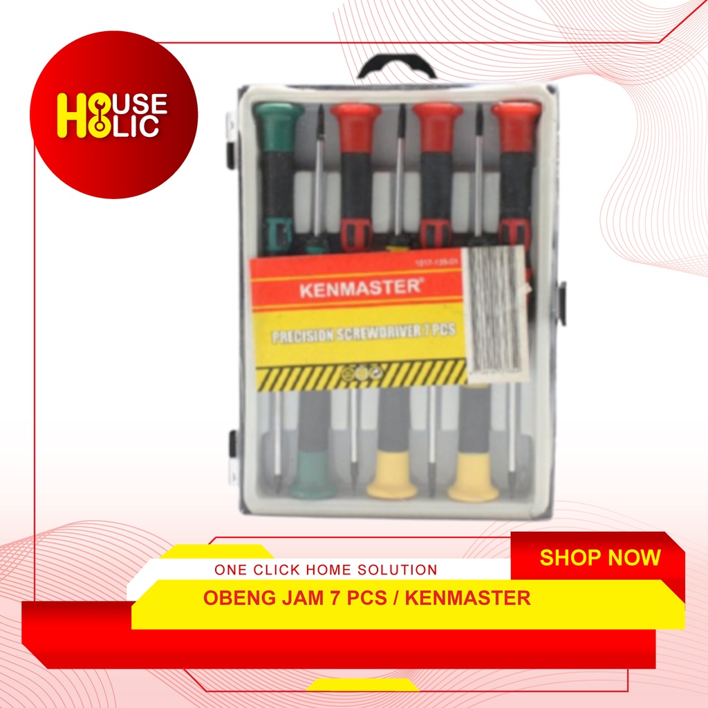 Obeng Jam Set 7 Pcs / Precision Screwdriver / Obeng Presisi Kenmaster