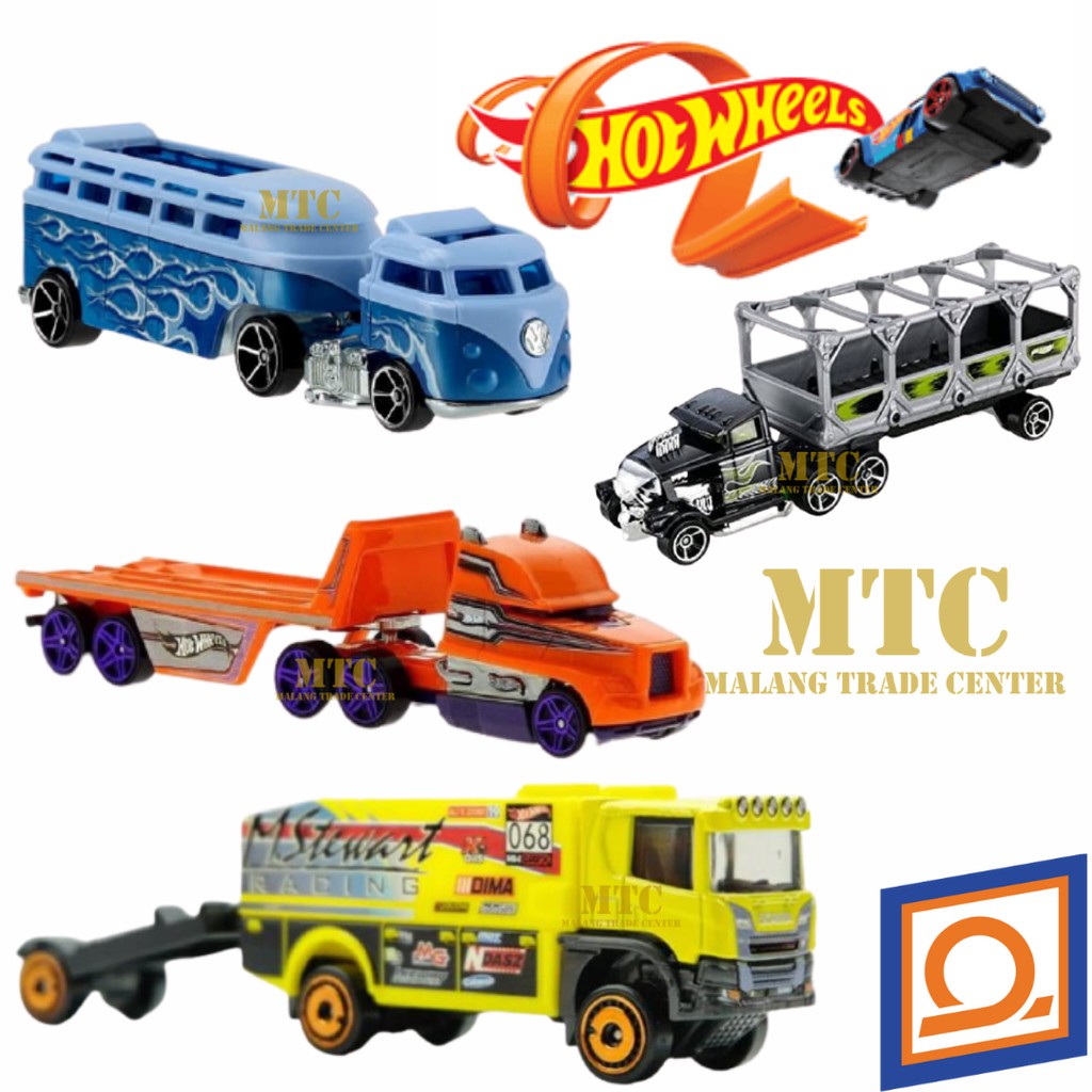 HOT WHEELS TRACK STARS GREAT FOR TRACK - HOT WHEELS TRUCK TRAILER - HOT WHEELS TRUK