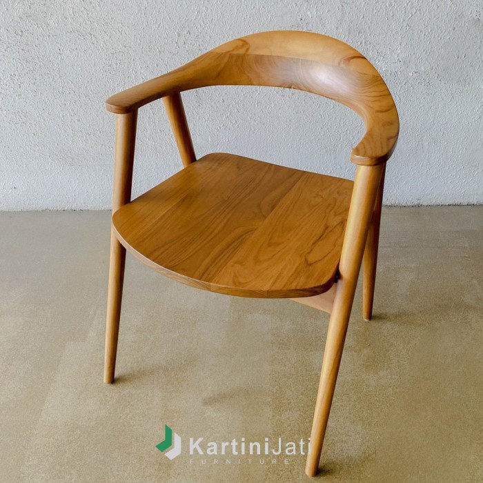 kursi cafe kayu jati berkualitas Jepara kursi makan kursi jati furniture bali kursi cafe fyp