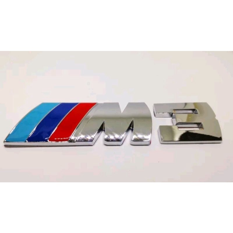 ///M3 BMW emblem glossy / M power emblem / emblem M3 untuk bagasi