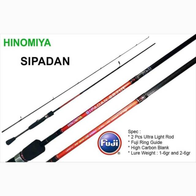 Rod UL HINOMIYA &quot;SIPADAN&quot; 682UL / 205cm (Line Test 2-6lbs