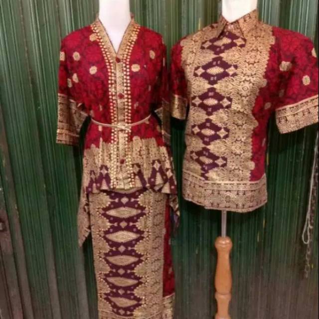 Coupel songket Palembang/set Batik /Couple keluarga