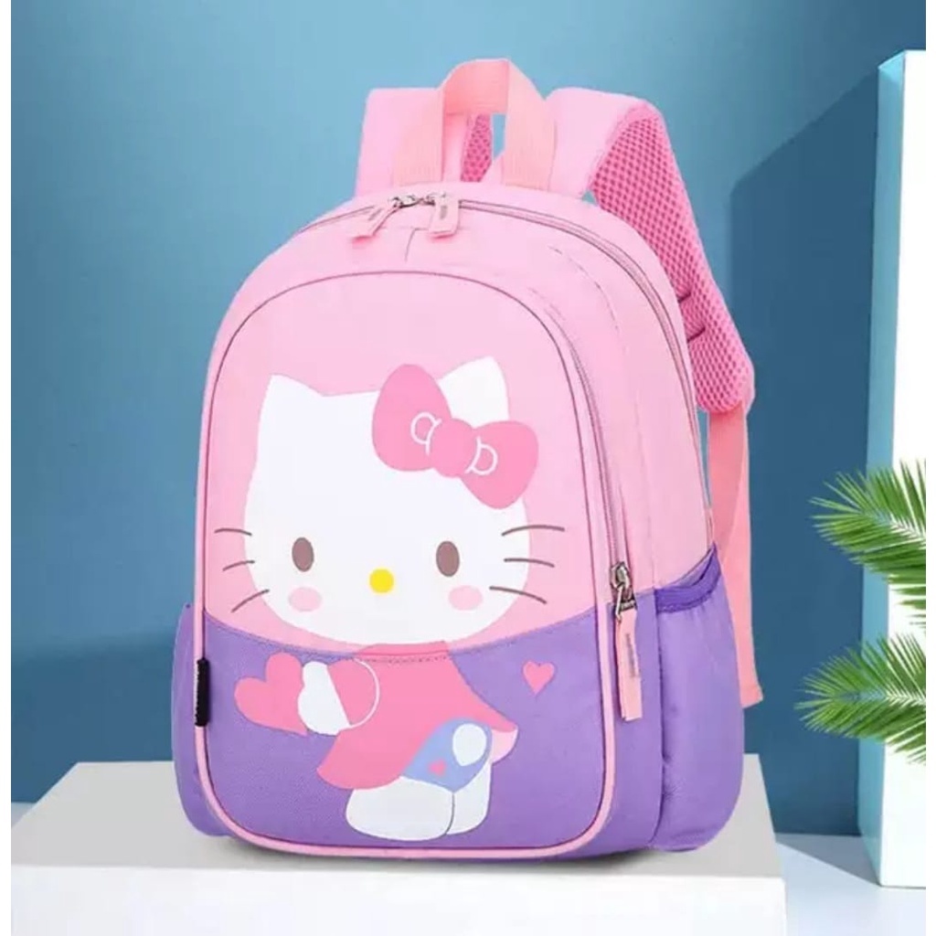 samasuka.shop - Tas Anak Perempuan Sekolah TK SD Karakter Kartun Hello Kitty Unicorn Doraemon Ransel Cewek Punggung Gendong  Terbaru