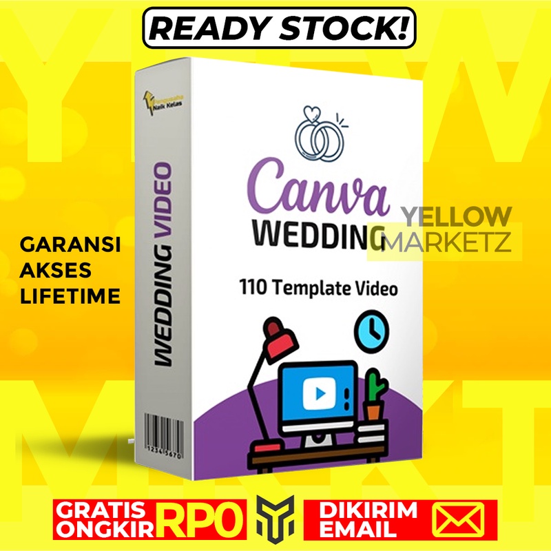 CanvaWEDDING 110 Video Ready Edit Templates