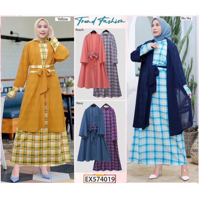 Gamis EXTU Cardy kotak Salma