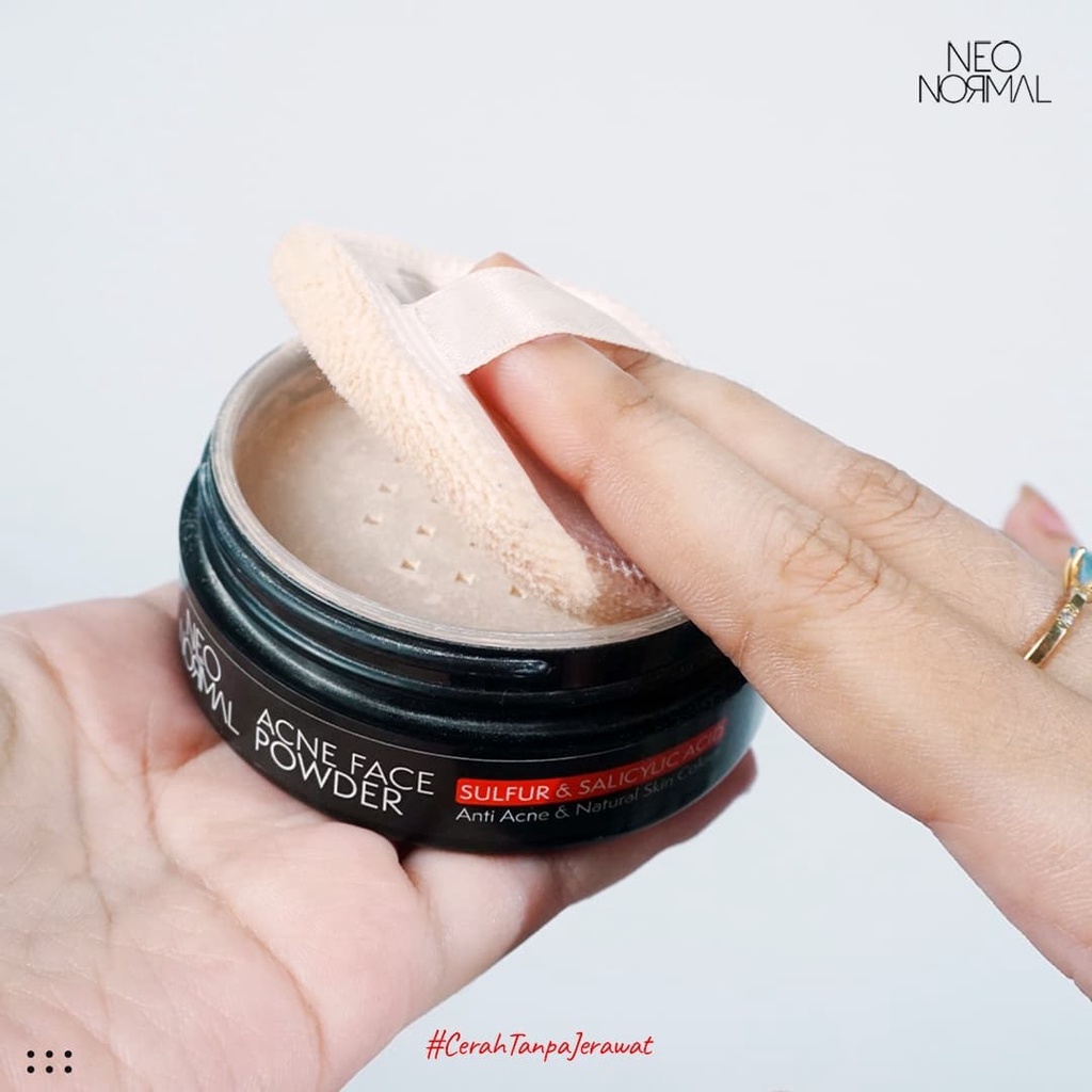 NEO NORMAL ACNE Loose Powder  Bedak Tabur Wajah Penghilang Jerawat Anti Acne