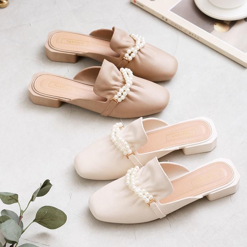 Sepatu Fashion Flat Jelly Shoes Vogue Mutiara Import High Quality S2