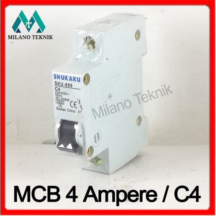 MCB 4A 4 Ampere / C4 1 Phase