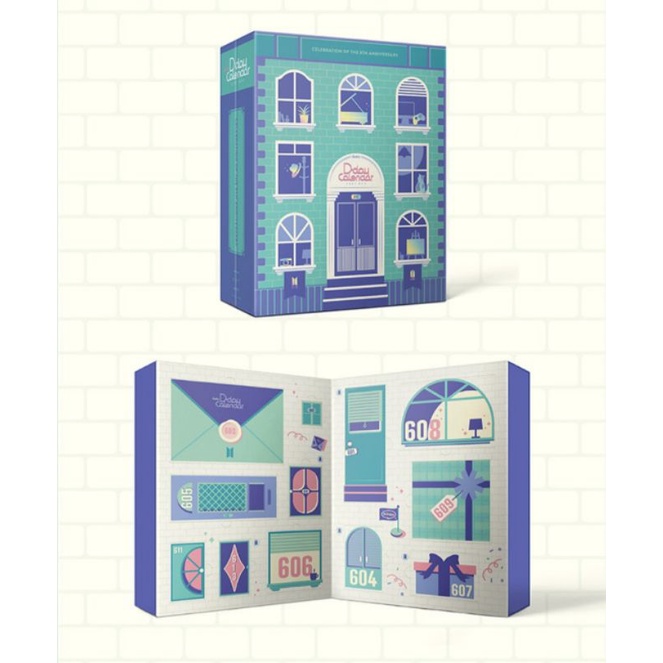 Ready Stock Sharing BTS Festa D-Day Calender BTS RM Namjoon Jin Seokjin Suga Yoongi Jhope Hoseok Jim