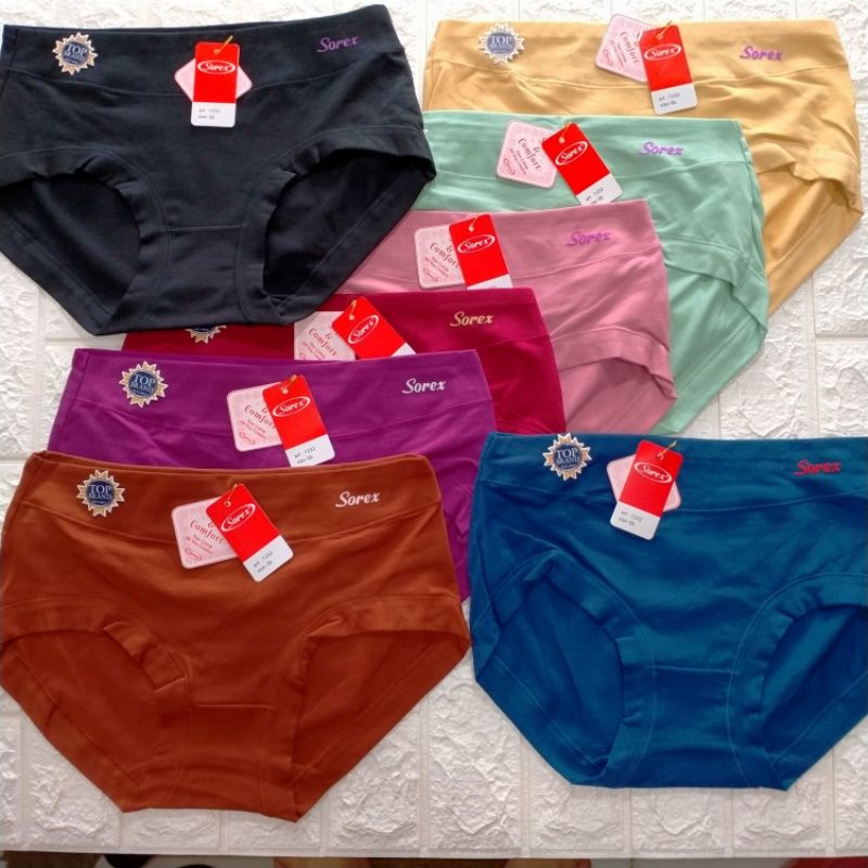 SOREX 1232 | CD SOREX ASLI ORIGINAL | CELANA DALAM SOREX KARET LEBAR MERK TIMBUL GROSIR LUSINAN RESE