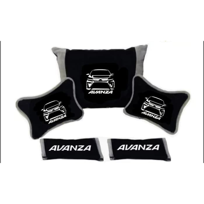 BANTAL MOBIL NEW AVANZA AKSESORIS HEADREST INTERIOR MOBIL