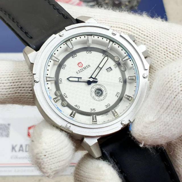 JAM TANGAN PRIA KADEMAN ORIGINAL TALI KULIT
