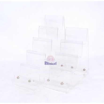 RAK SUSUN ACRYLIC - RAK SUSUN DOMPET IMPORT