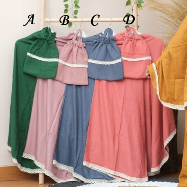 Mukena Anak Rayon Umur 6-9 Tahun Harga Grosir