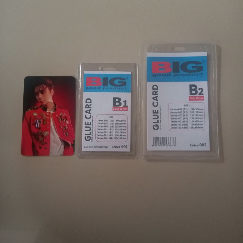 

Tempat Kartu Nama / Toploader / ID Card Case / Pelindung KPOP PC Photocard B1 B2