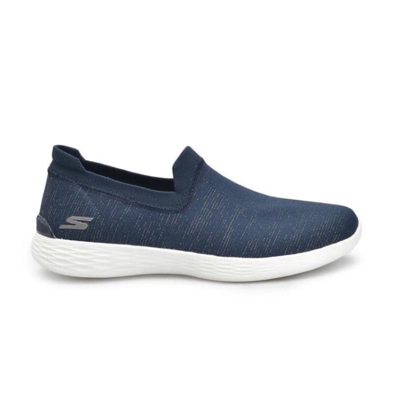 Original Casual Sneakers Wanita Skechers WMNS You Define Jovial Navy