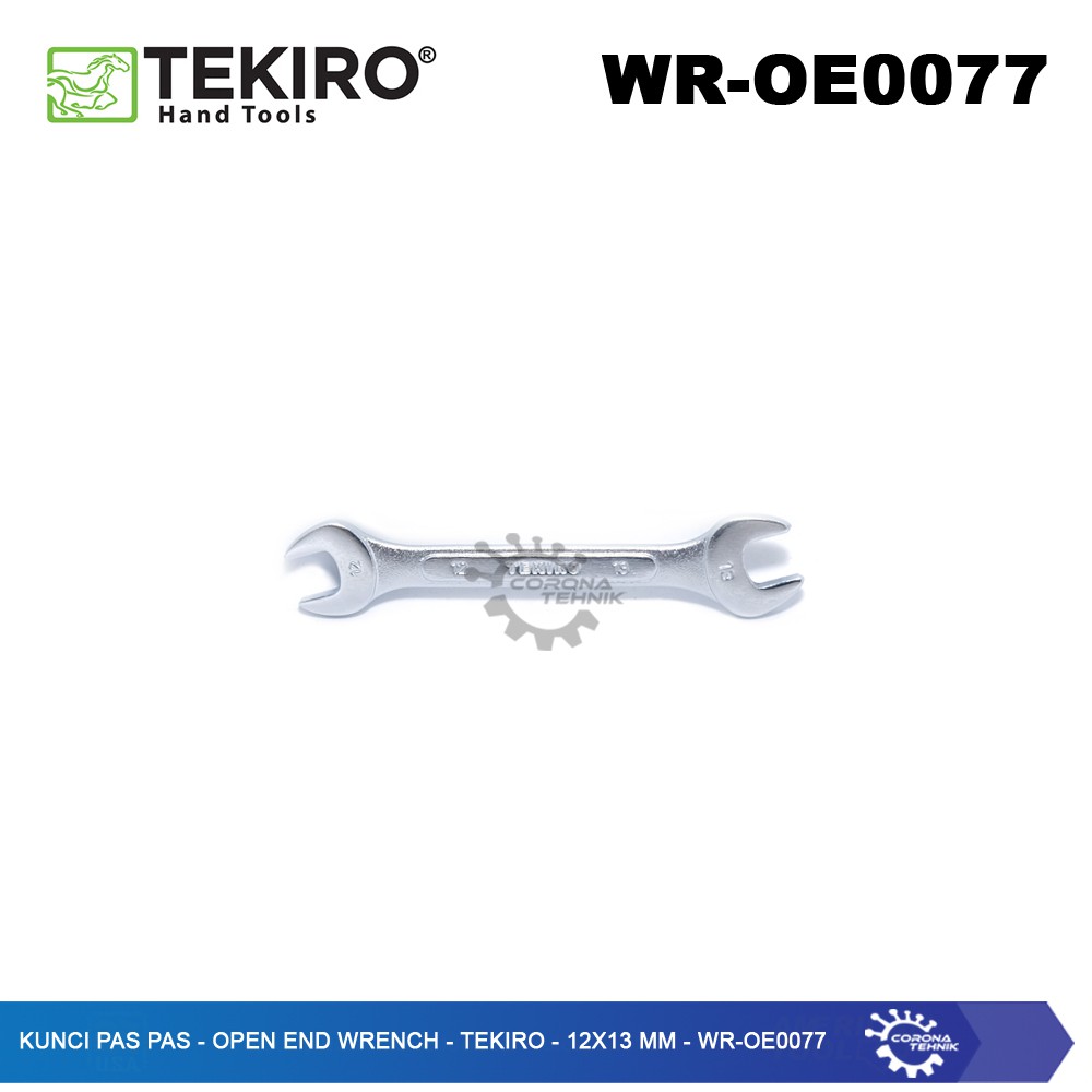 WR-OE0077 - Kunci Pas Pas - Open End Wrench - Tekiro - 12x13 mm