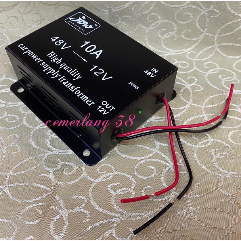 Step Down 10 A D 48V - 12 V Car Power Supply Transformer Converter