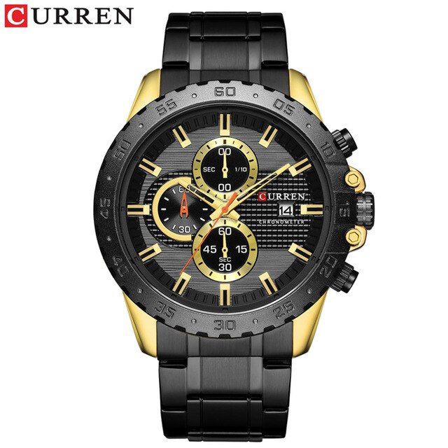 CURREN 8334 Jam Tangan Pria Analog Chronograph WK-SBY