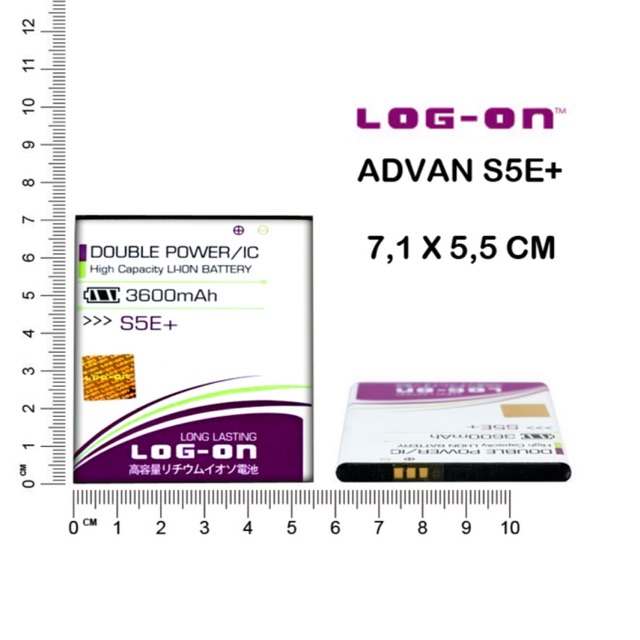 BATERAI LOG ON ADVAN S5E+ DOUBLE POWER DOUBLE IC