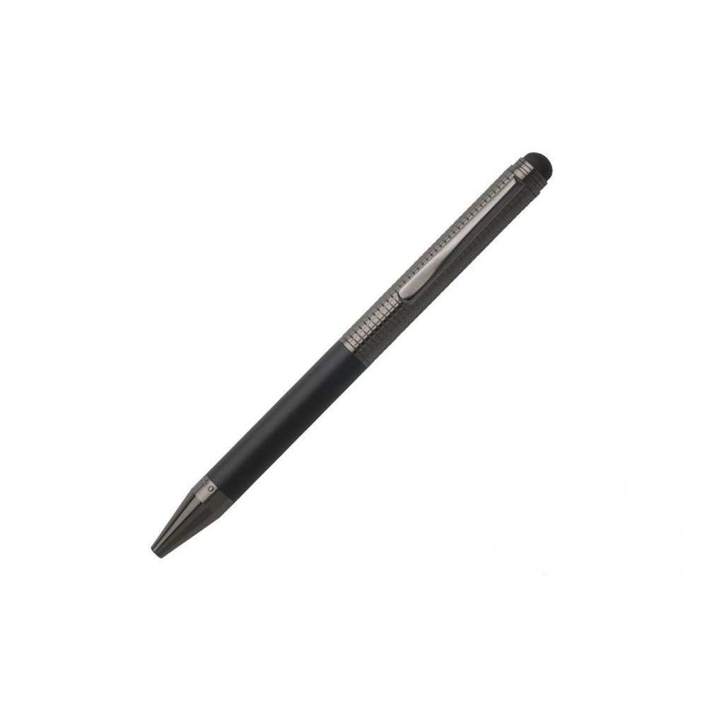

HUGO BOSS - BALLPOINT PEN GRID DARK CHROME