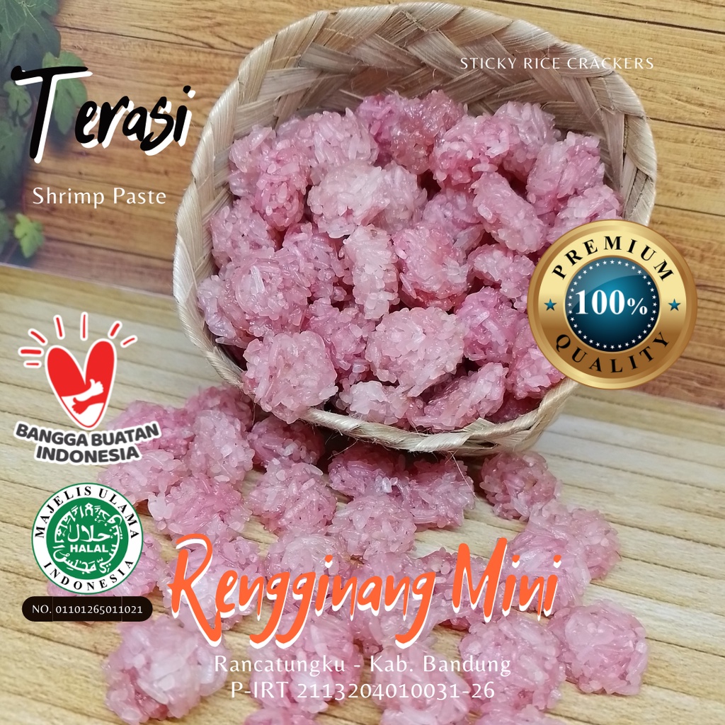 

Rangginang Mini Mentah Terasi 500 gram
