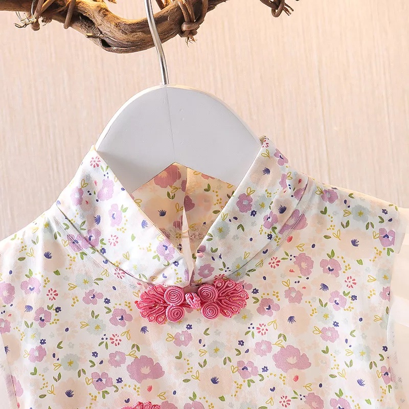 Dress Bayi Baju Cheongsam QIQI Gaun Chinese Imlek Bayi Perempuan Import