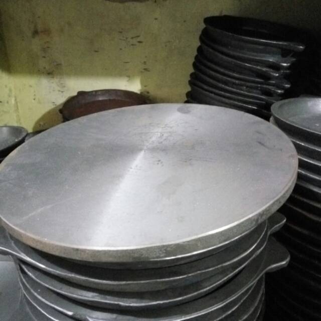 CETAKAN LOYANG CREPES DADAR GULUNG KULIT LUMPIA 40CM RATA BESI BAJA SUPER TEBAL