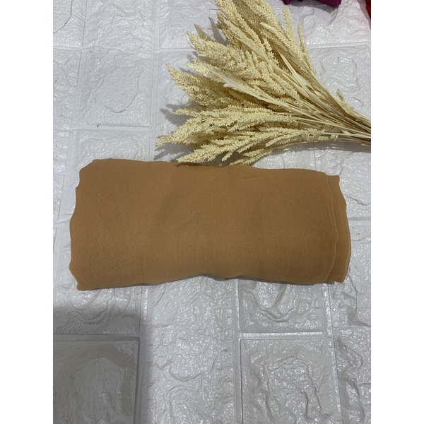selendang sifon cref warna buah naga-Milo